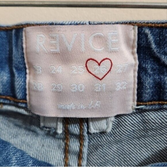 Revice 2 tone yin yang mid rise jeans women size size 26 - Picture 5 of 5